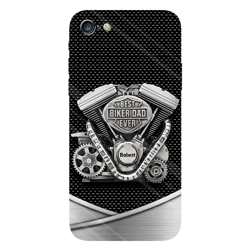Best Dad Ever - Personalized Biker Full Print Phone Case