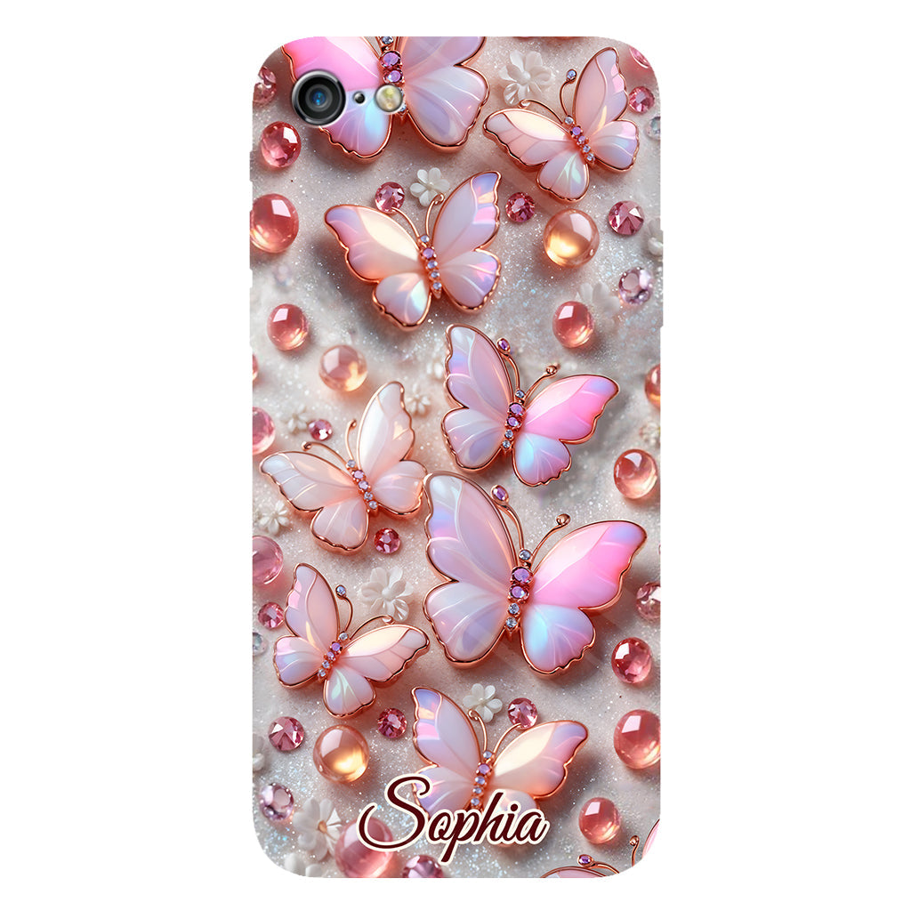 Stunning Butterflies - Personalized Butterfly Full Print Phone Case