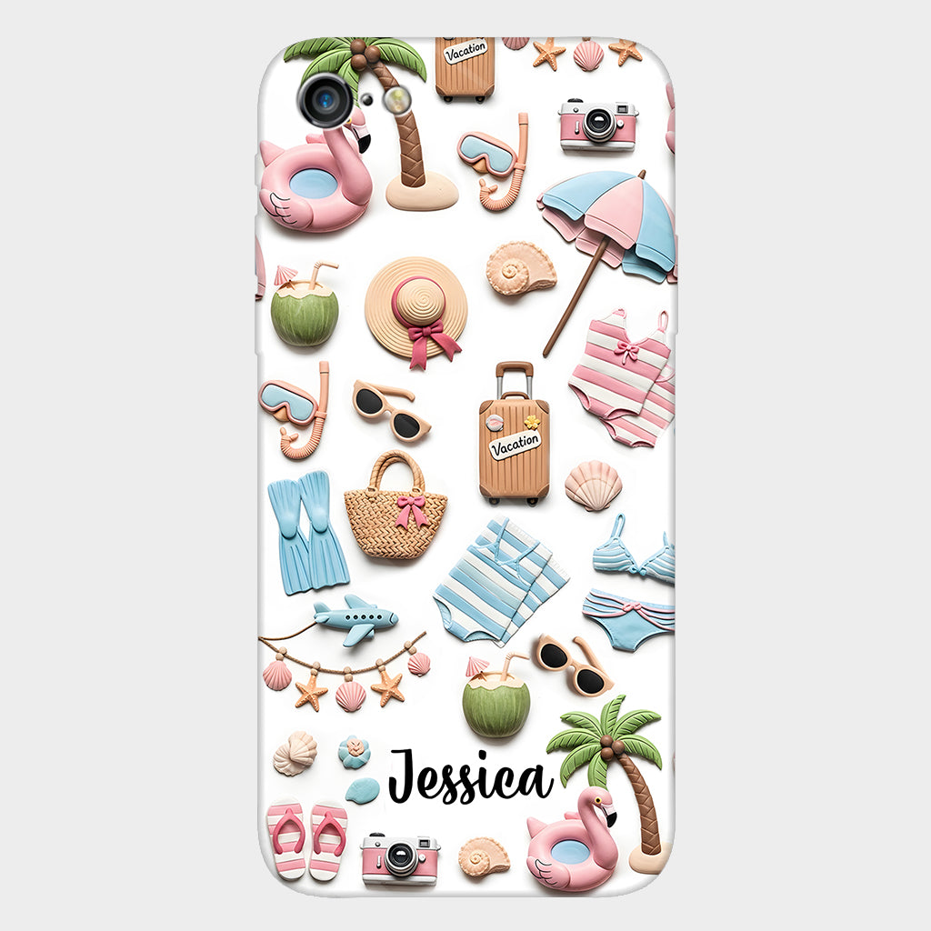Beach Lovin' Girl - Personalized Sea Lover Full Print Phone Case