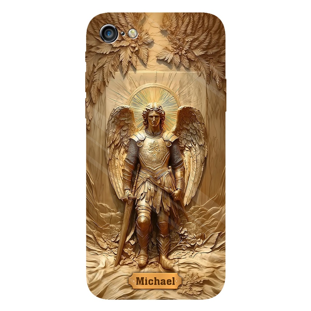 Archangel Michael - Personalized Christian Full Print Phone Case