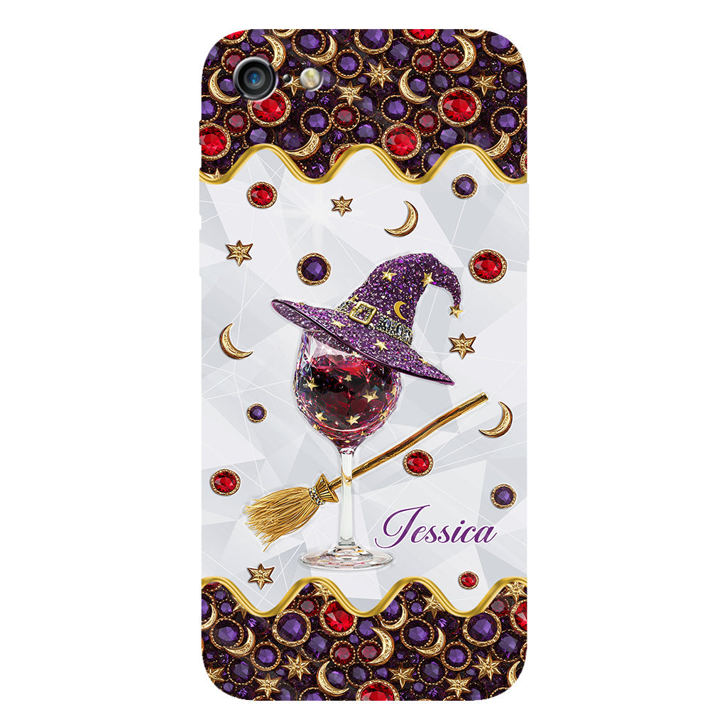 Wine Witch - Personalized Witch Full Print Phone Case