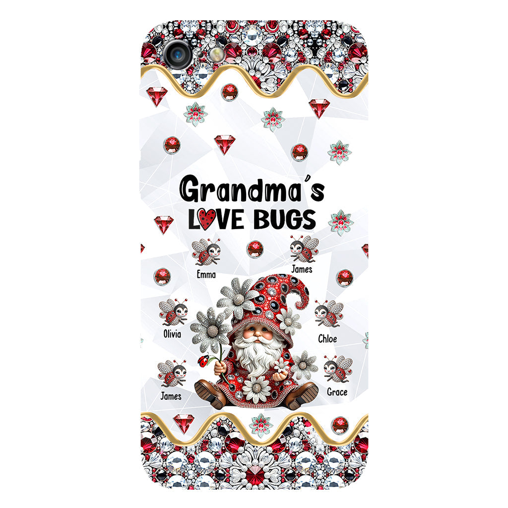 Grandma's Love Bugs - Personalized Grandma Full Print Phone Case