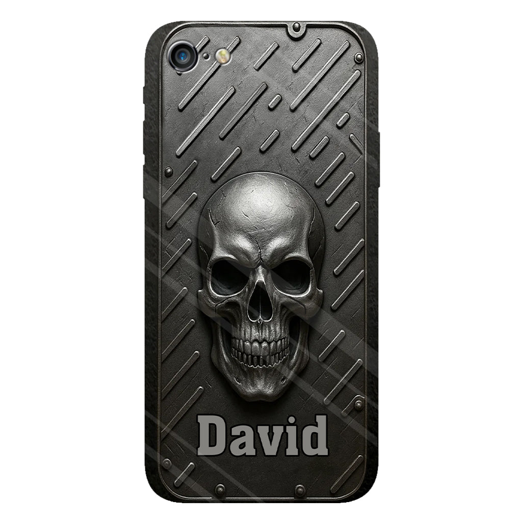 Hello Darkness - Personalized Skull Full Print Phone Case