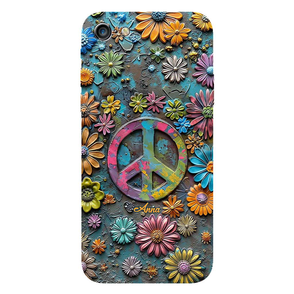 Coque de téléphone personnalisée Hippie Soul - Motif hippie intégral