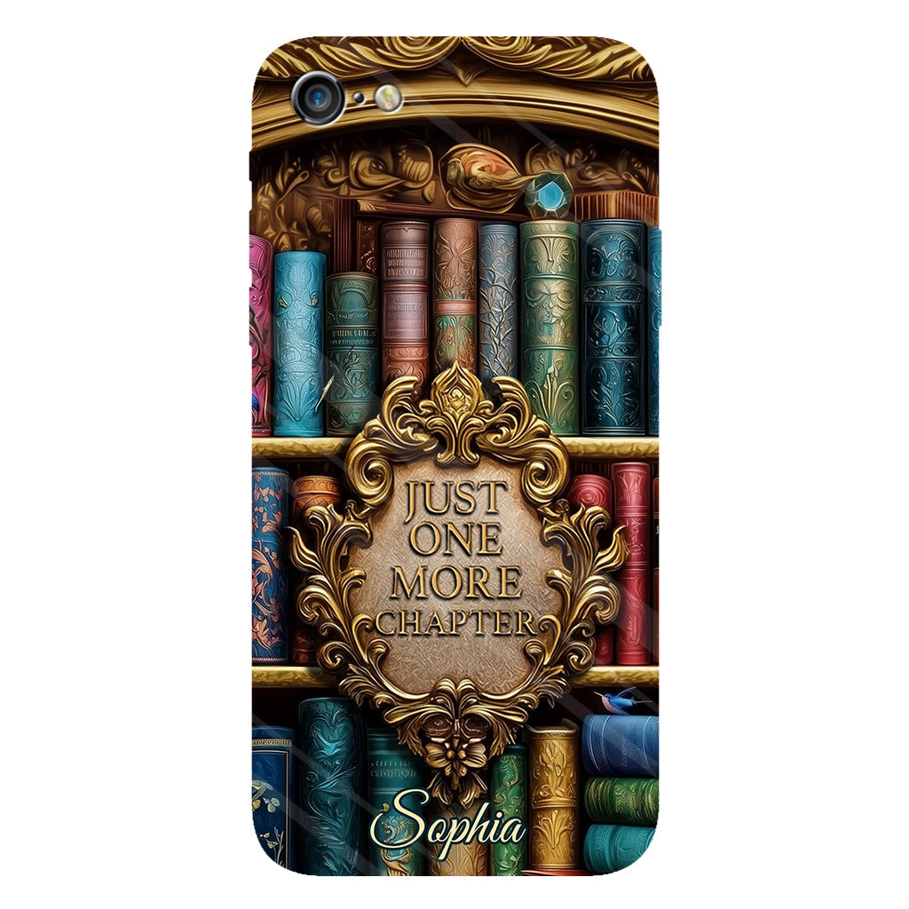 Just One More Chapter - Personalized Book Full Print Phone Case
