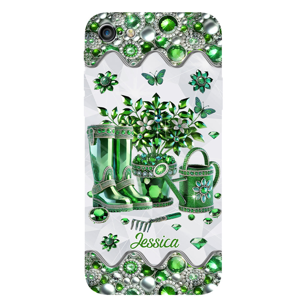 Just A Girl Who Loves Gardening - Personalized Gardening Full Print Phone Case