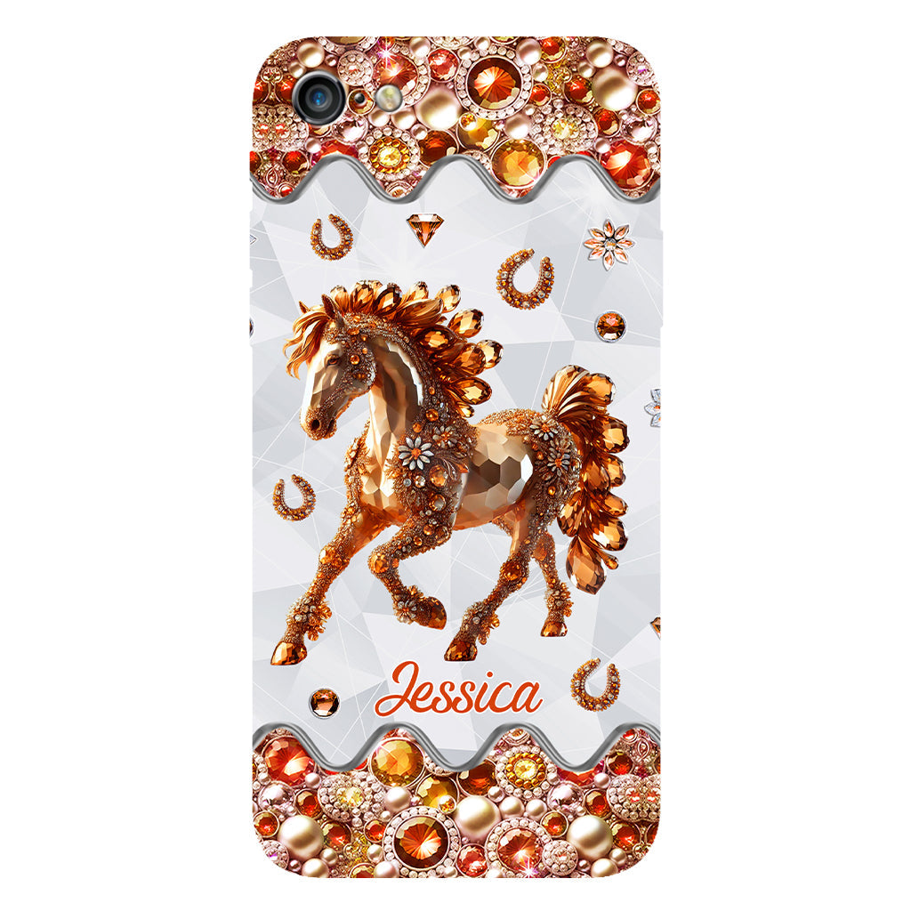 Just A Girl Who Loves Horses - Personalized Horse Full Print Phone Case