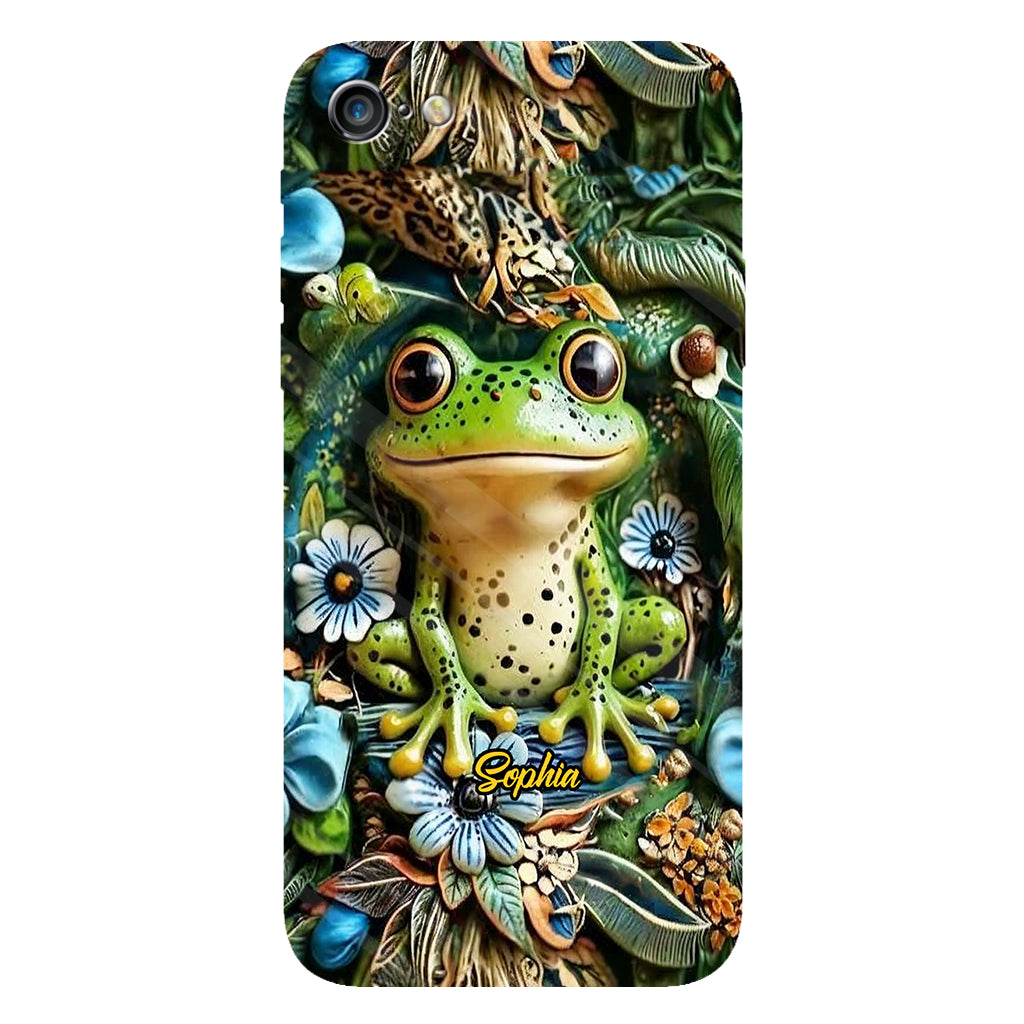 Coque de téléphone personnalisée « Grenouilles » - Motif grenouille intégral