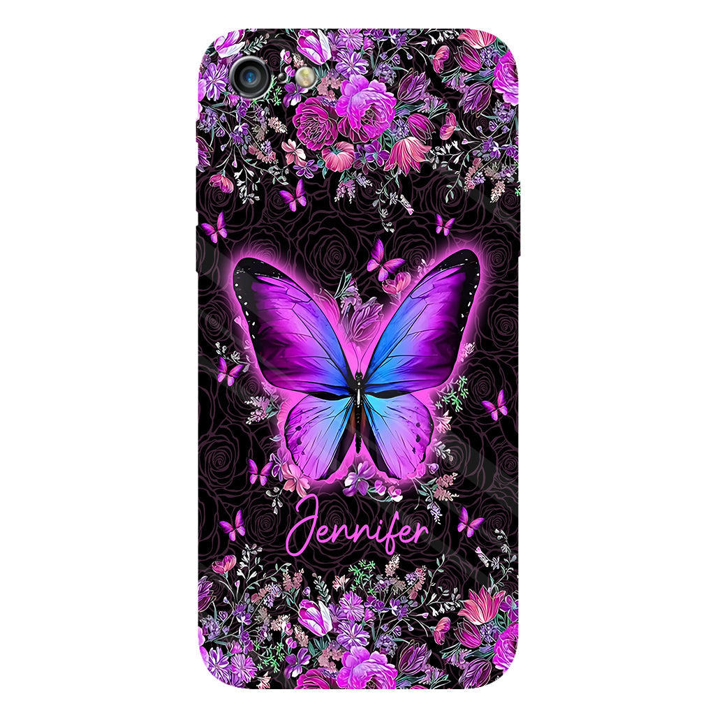 Love Butterflies - Personalized Butterfly Full Print Phone Case