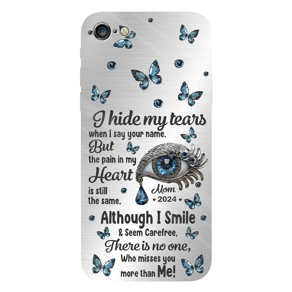 Mes larmes - Coque de téléphone personnalisée en hommage à mes larmes