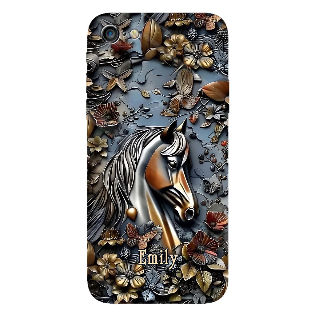 Superbe cheval - Coque de téléphone personnalisée avec impression intégrale de cheval