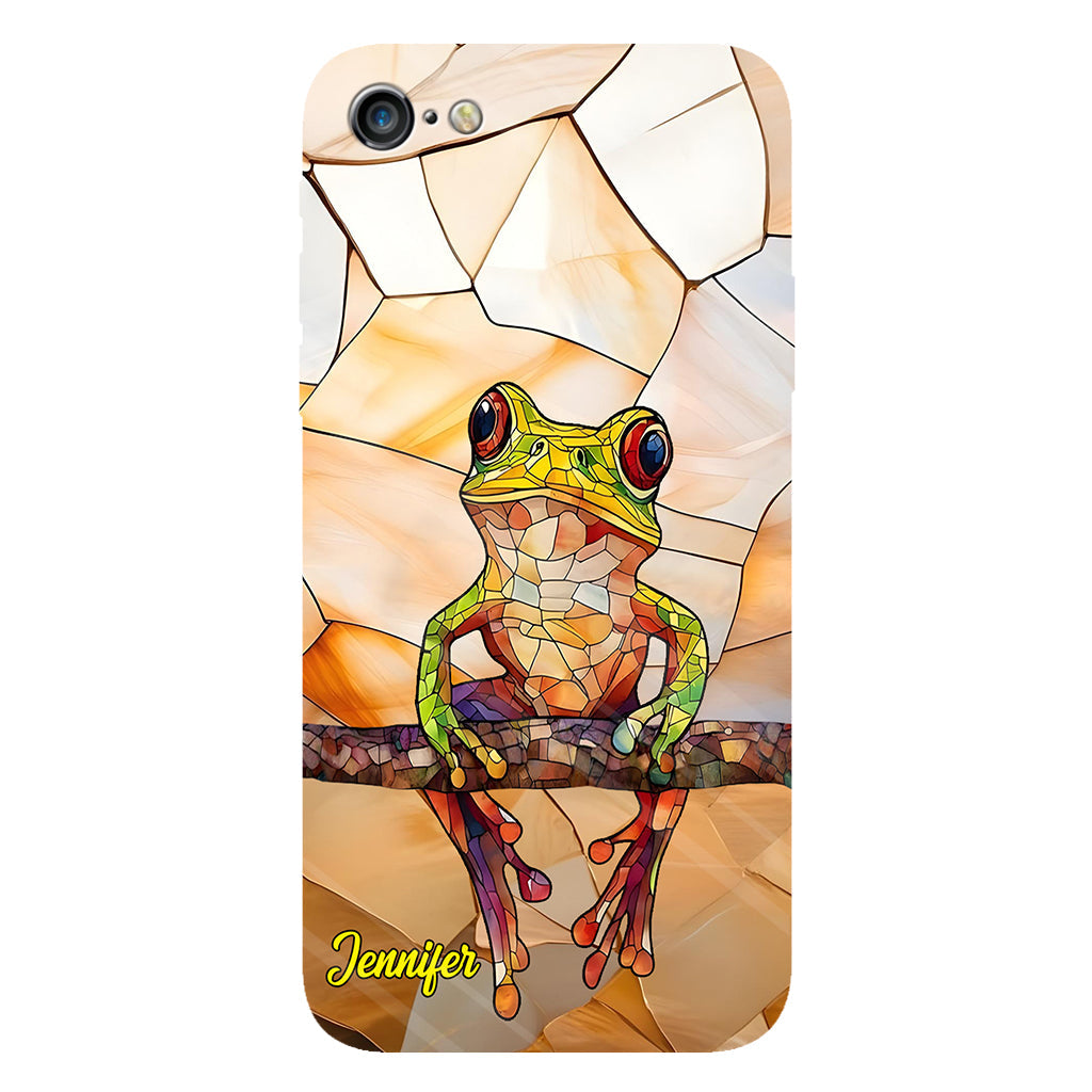 Coque de téléphone personnalisée avec motif grenouille - Cadeau idéal pour les amoureux des grenouilles