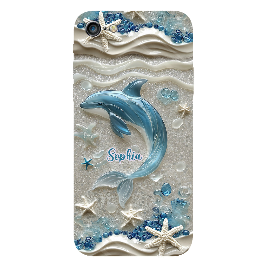 Love Dophins - Personalized Dolphin Full Print Phone Case