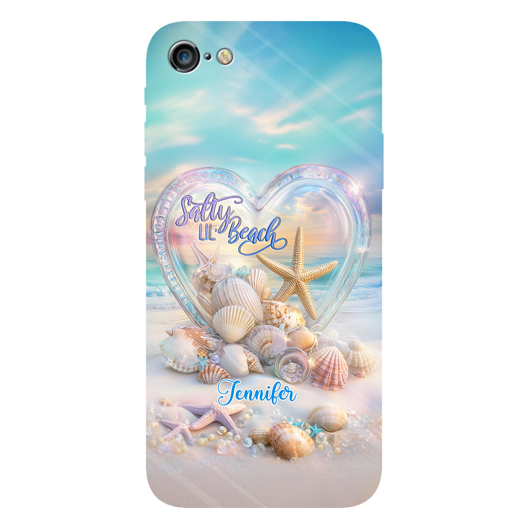 Salty Lil Beach - Coque de téléphone personnalisée pour amoureux de la mer avec impression intégrale