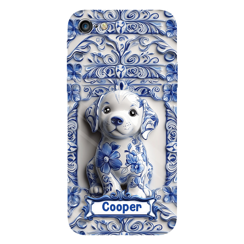 Cute Labrador Retriever - Personalized Dog Full Print Phone Case