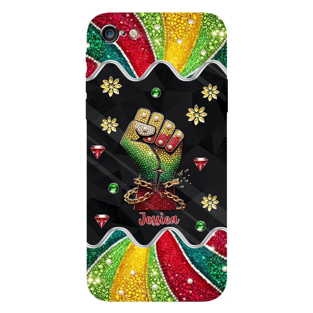 Ils ne nous aiment pas - Coque de téléphone et support de téléphone personnalisés Juneteenth avec impression intégrale