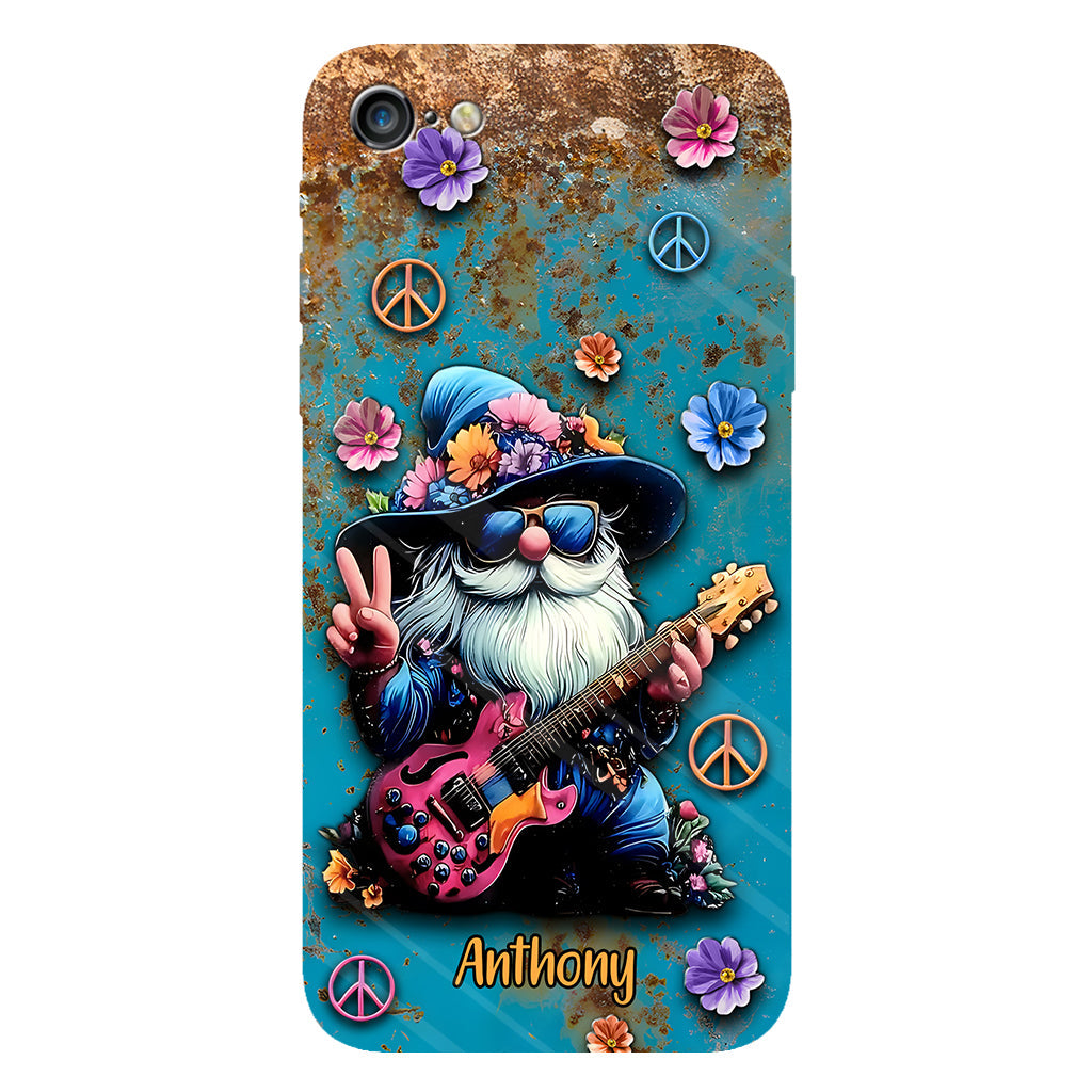 Coque de téléphone personnalisée Hippie Gnome - Motif hippie intégral