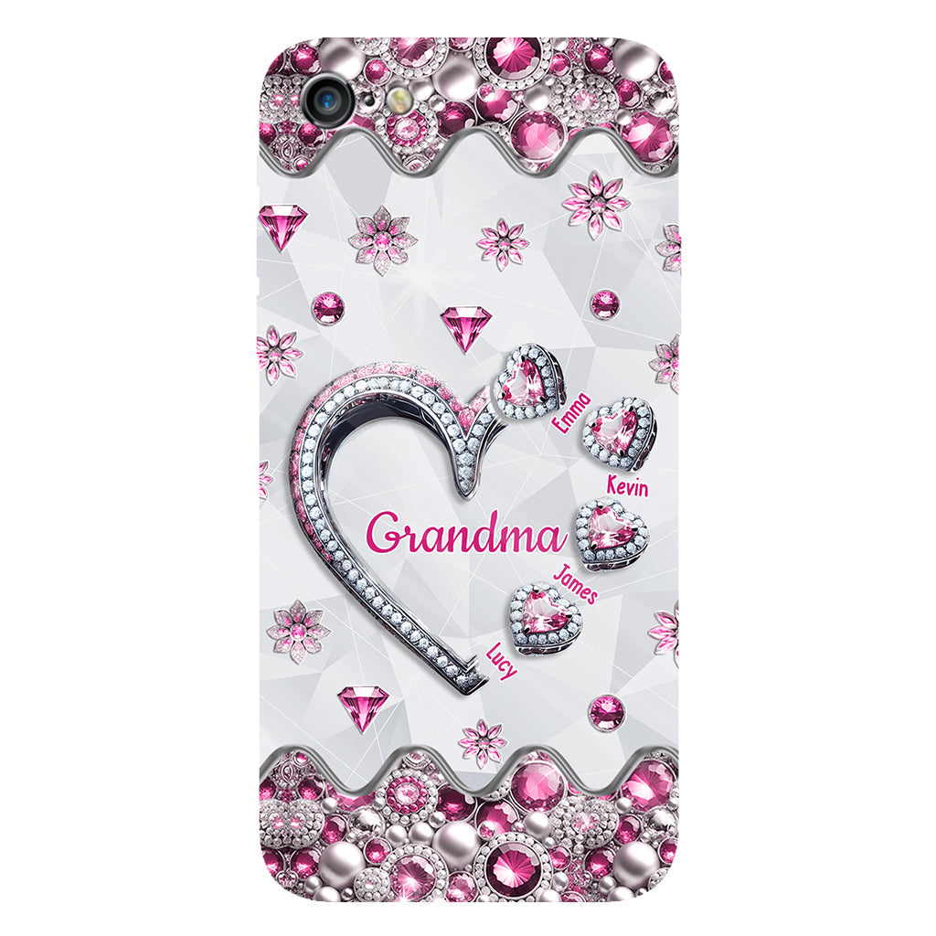 Cadeau pour grand-mère, maman… - Coque de téléphone personnalisée avec impression intégrale « Grand-mère »