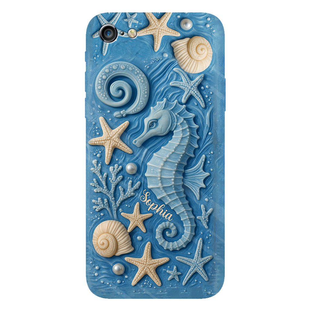 Juste une fille qui aime l'océan - Coque de téléphone personnalisée pour amoureux de la mer avec impression intégrale