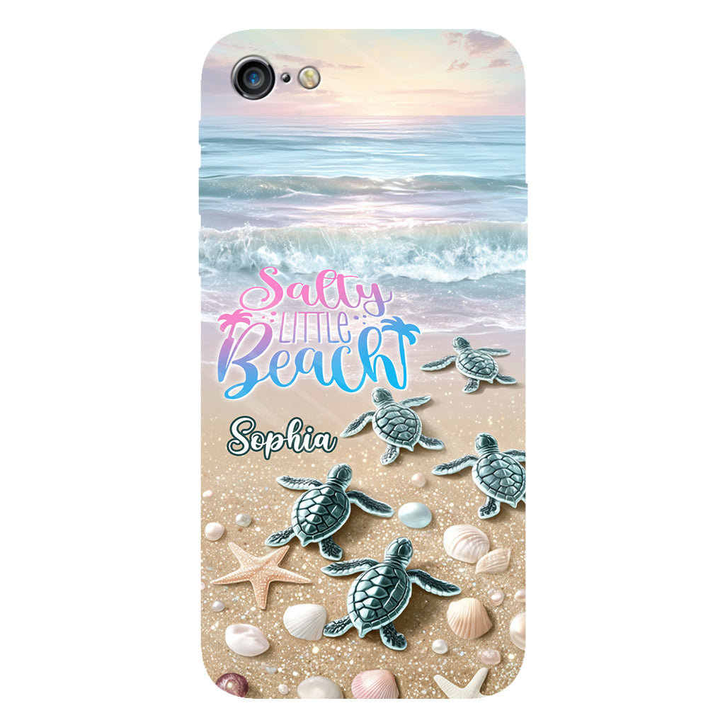 Salty Lil Beach - Coque de téléphone personnalisée pour amoureux de la mer avec impression intégrale
