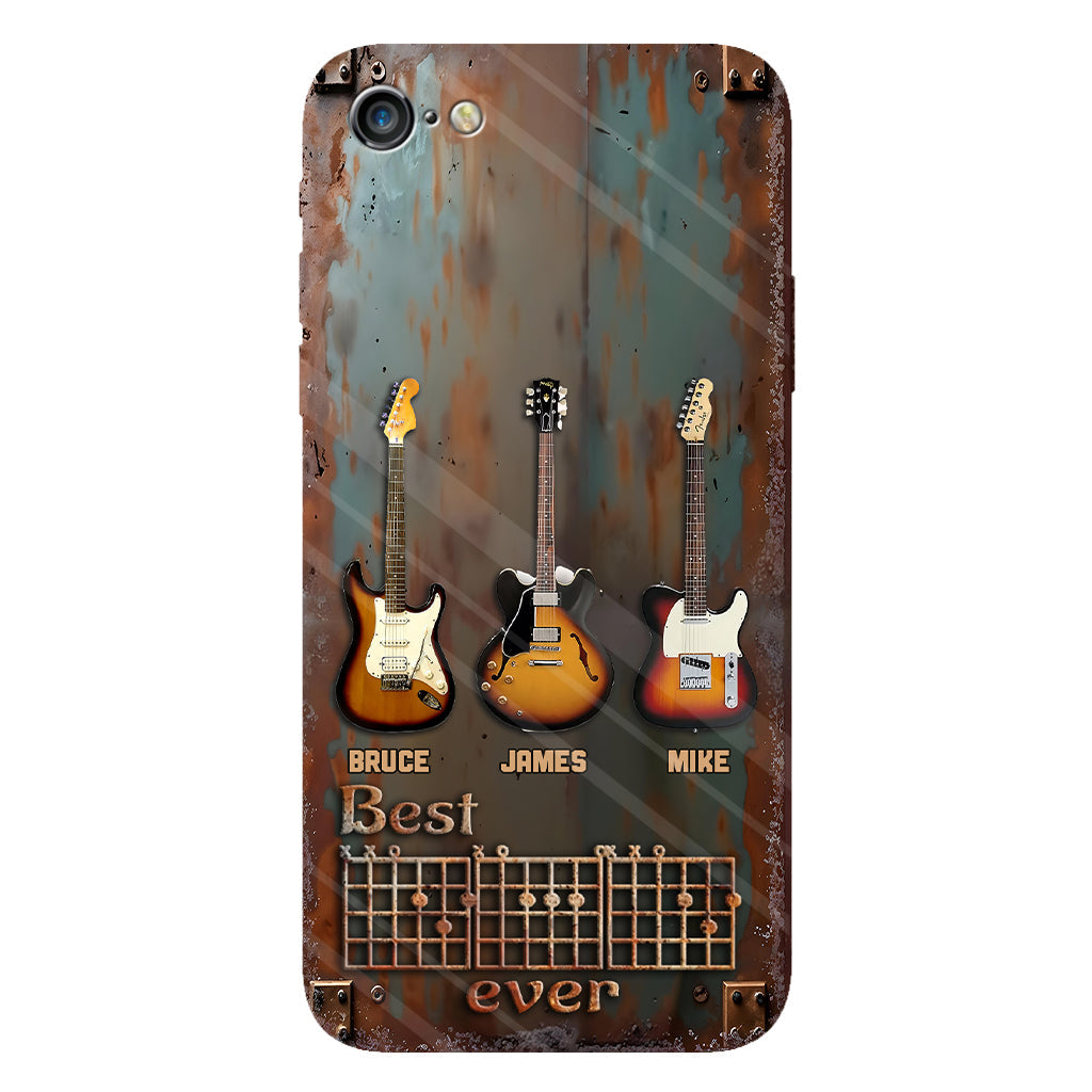 Best Guitar Dad Ever - Personalized Guitar Full Print Phone Case
