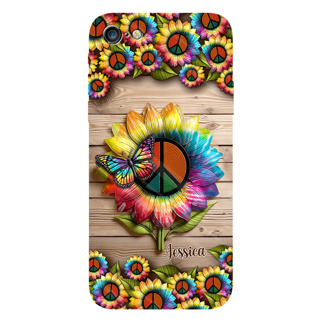 Coque de téléphone personnalisée Hippie Soul - Motif hippie intégral