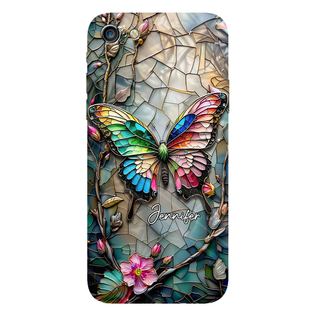 Love Butterflies - Personalized Butterfly Full Print Phone Case