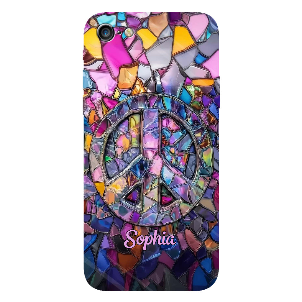 Coque de téléphone personnalisée Hippie Soul - Motif hippie intégral