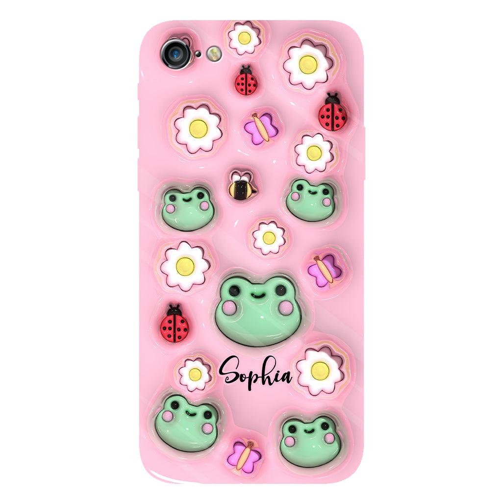 Coque de téléphone personnalisée « Grenouilles » - Motif grenouille intégral