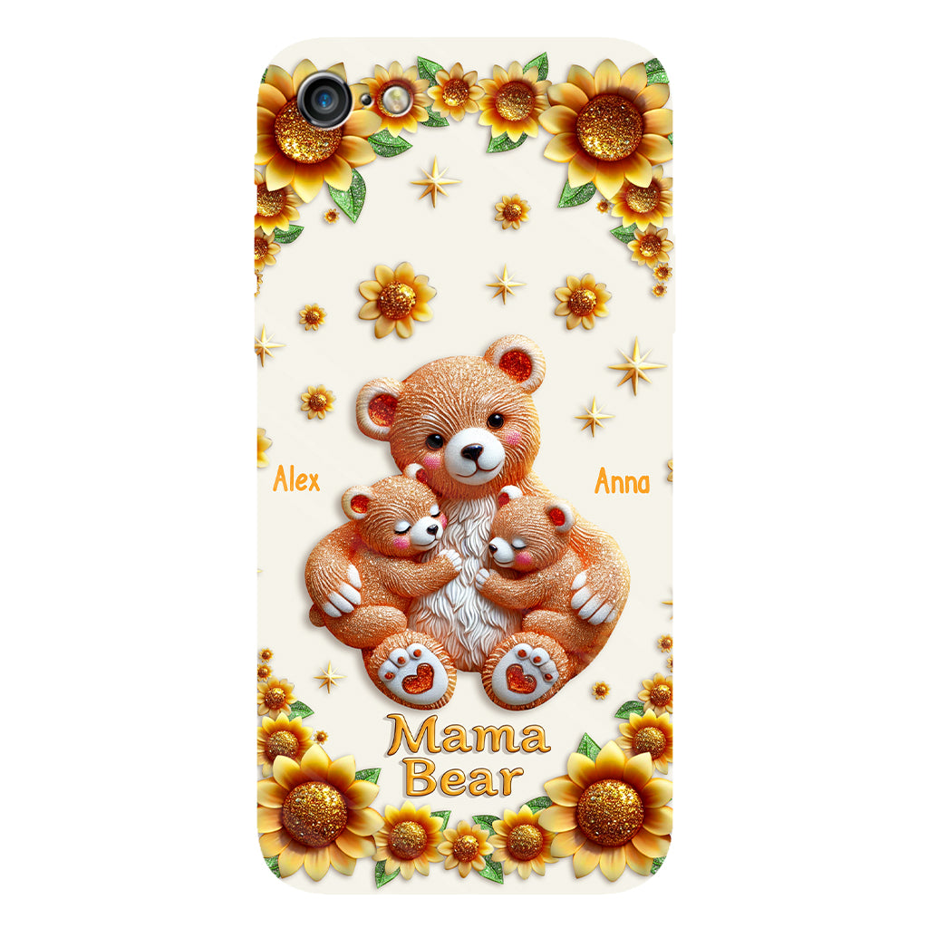 Mama Bear - Personalized Mother Full Print Phone Case