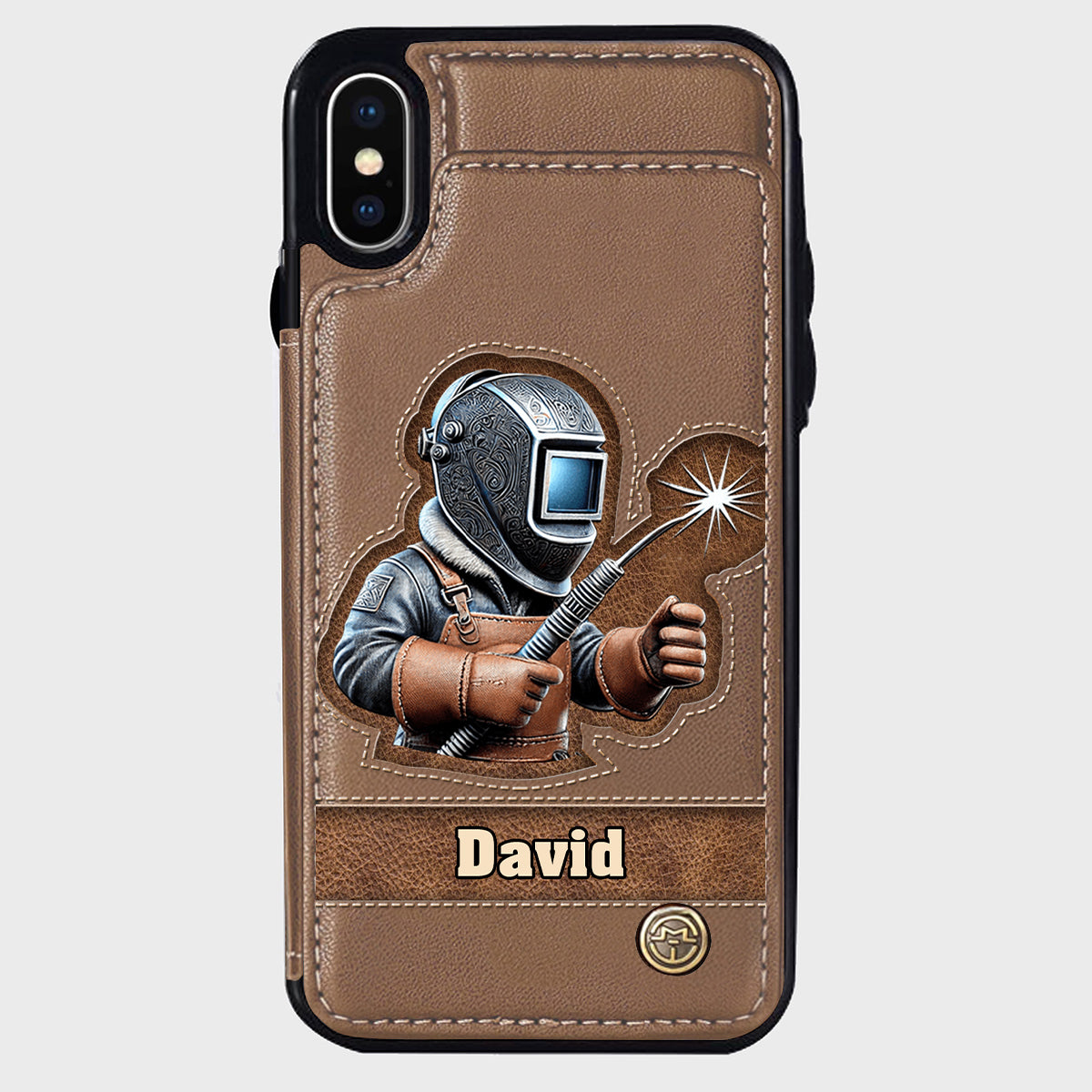 Strong Ones Become Welder - Personalized Welder Wallet Phone Case