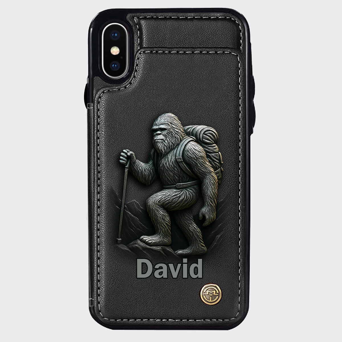 Sasquatch - Personalized Hiking Wallet Phone Case