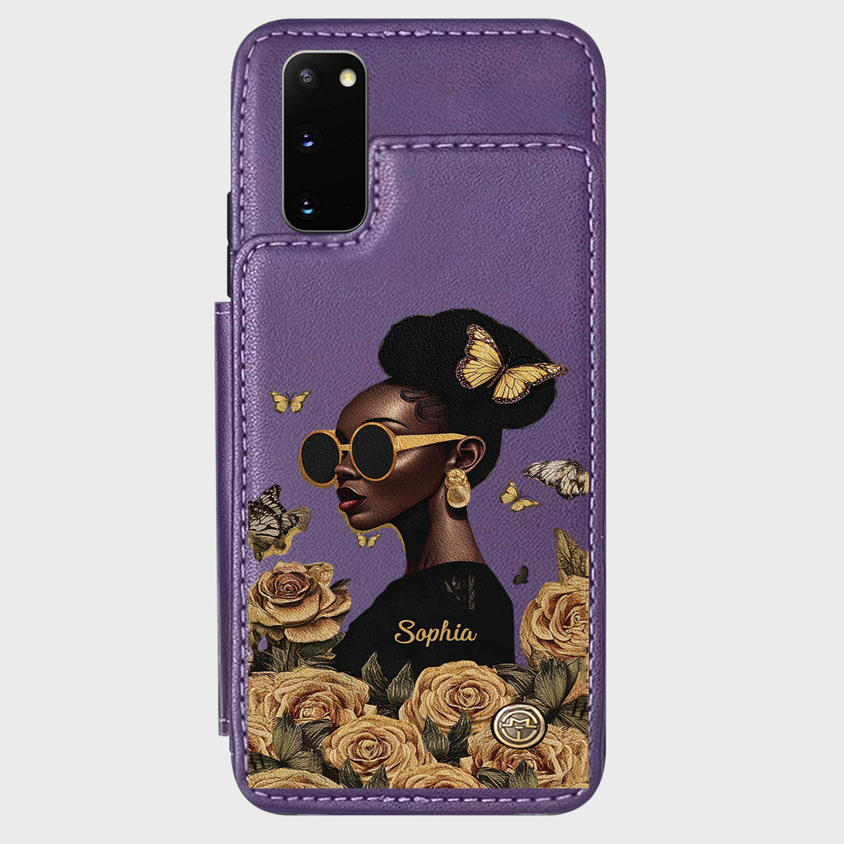 Empowered Beauty - Personalized African American Wallet Phone Case