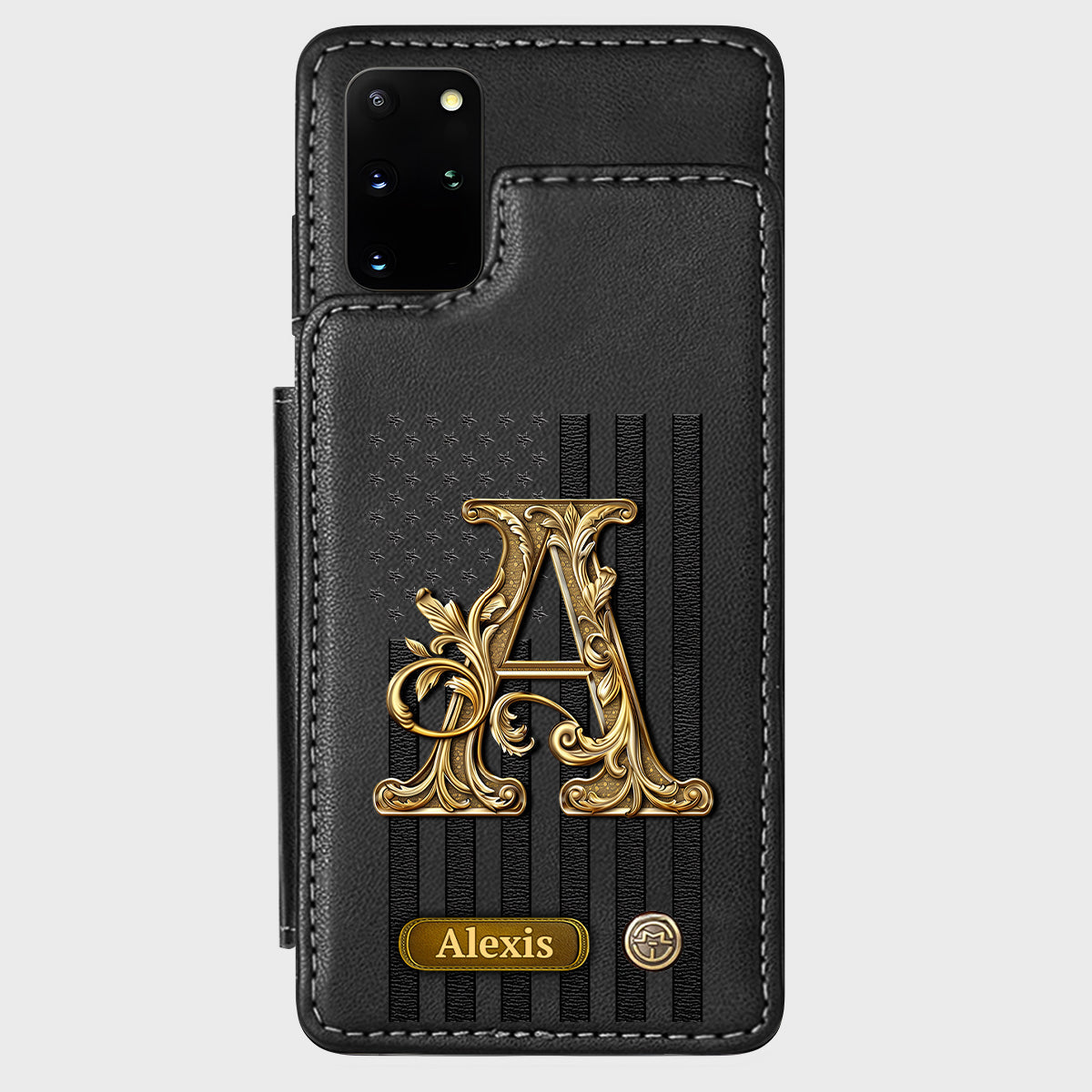 Cadeau initial pour lui, cadeau pour homme… - Étui portefeuille personnalisé pour téléphone