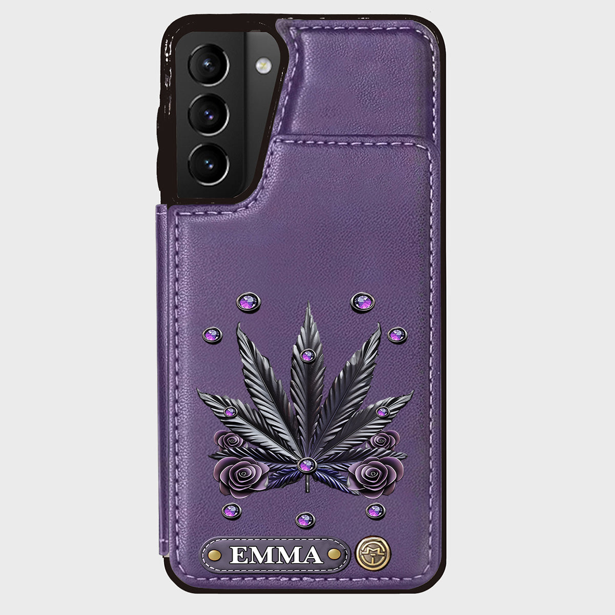 Beautiful Marijuanas - Personalized Weed Wallet Phone Case