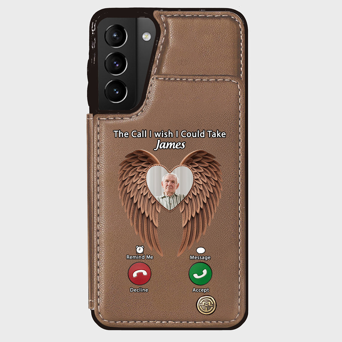 The Call I Wish I Could Take - Personalized Memorial Wallet Phone Case