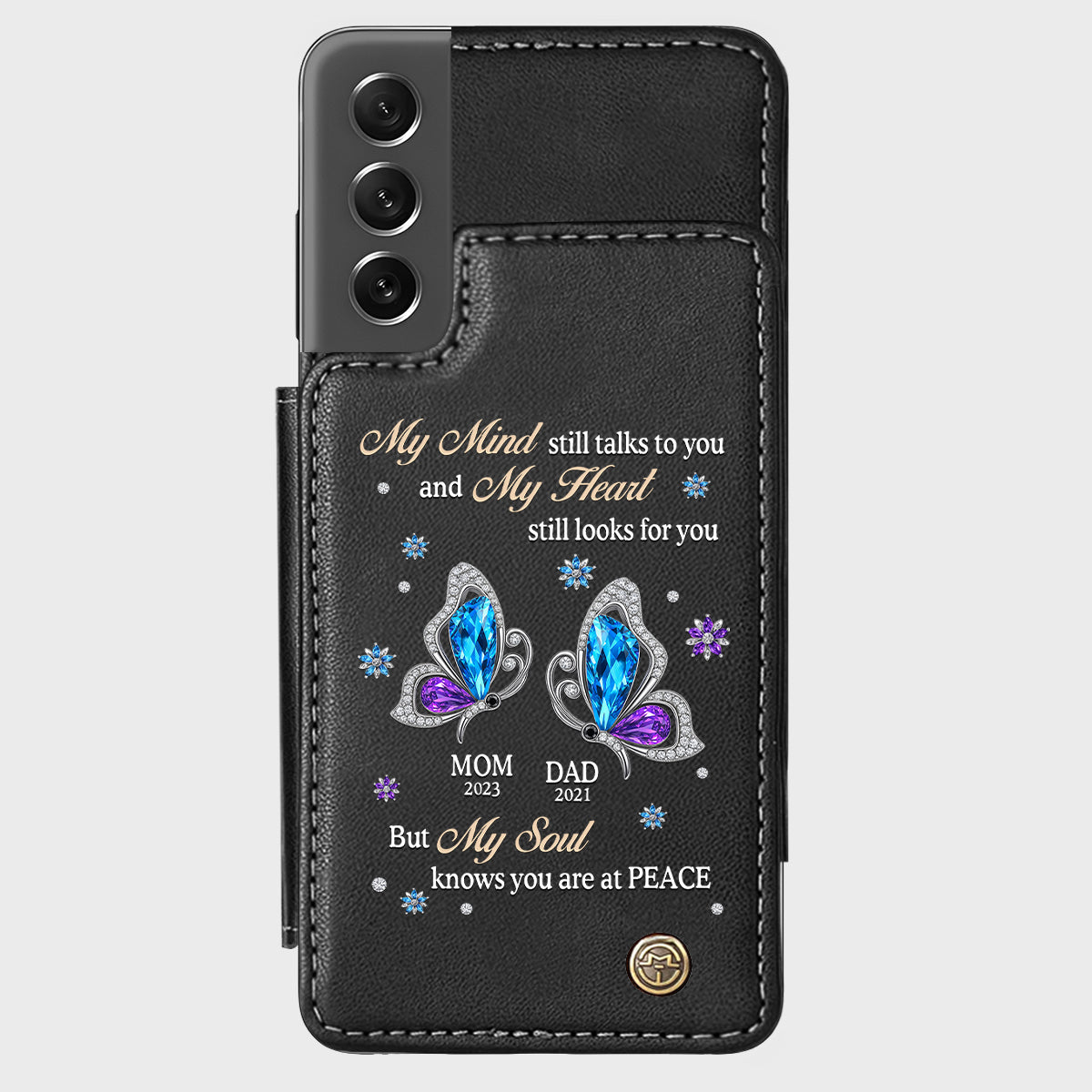 I Love You Forever - Personalized Memorial Wallet Phone Case