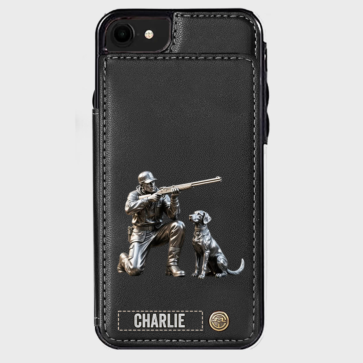 Passionné de chasse - Étui portefeuille personnalisé pour téléphone sur le thème de la chasse