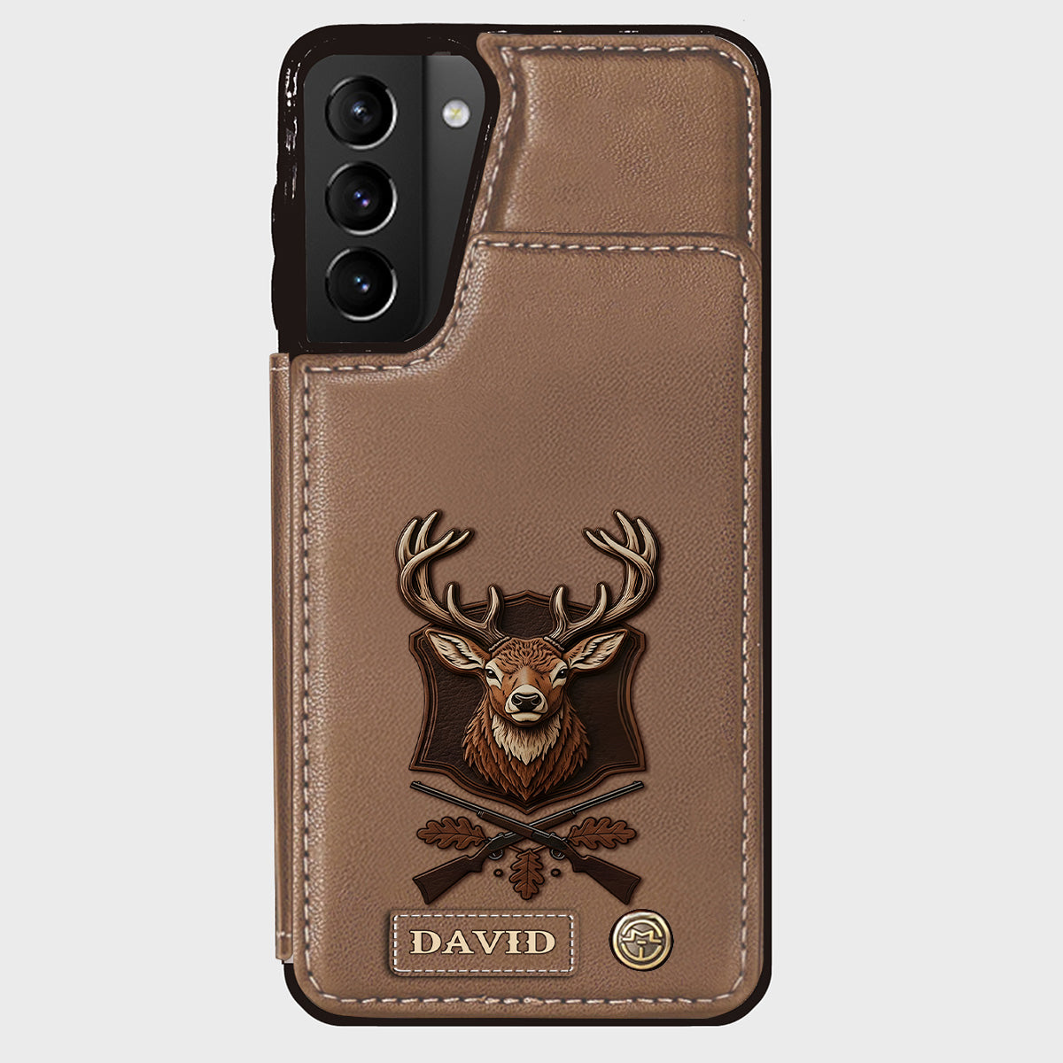 Passionné de chasse - Étui portefeuille personnalisé pour téléphone sur le thème de la chasse
