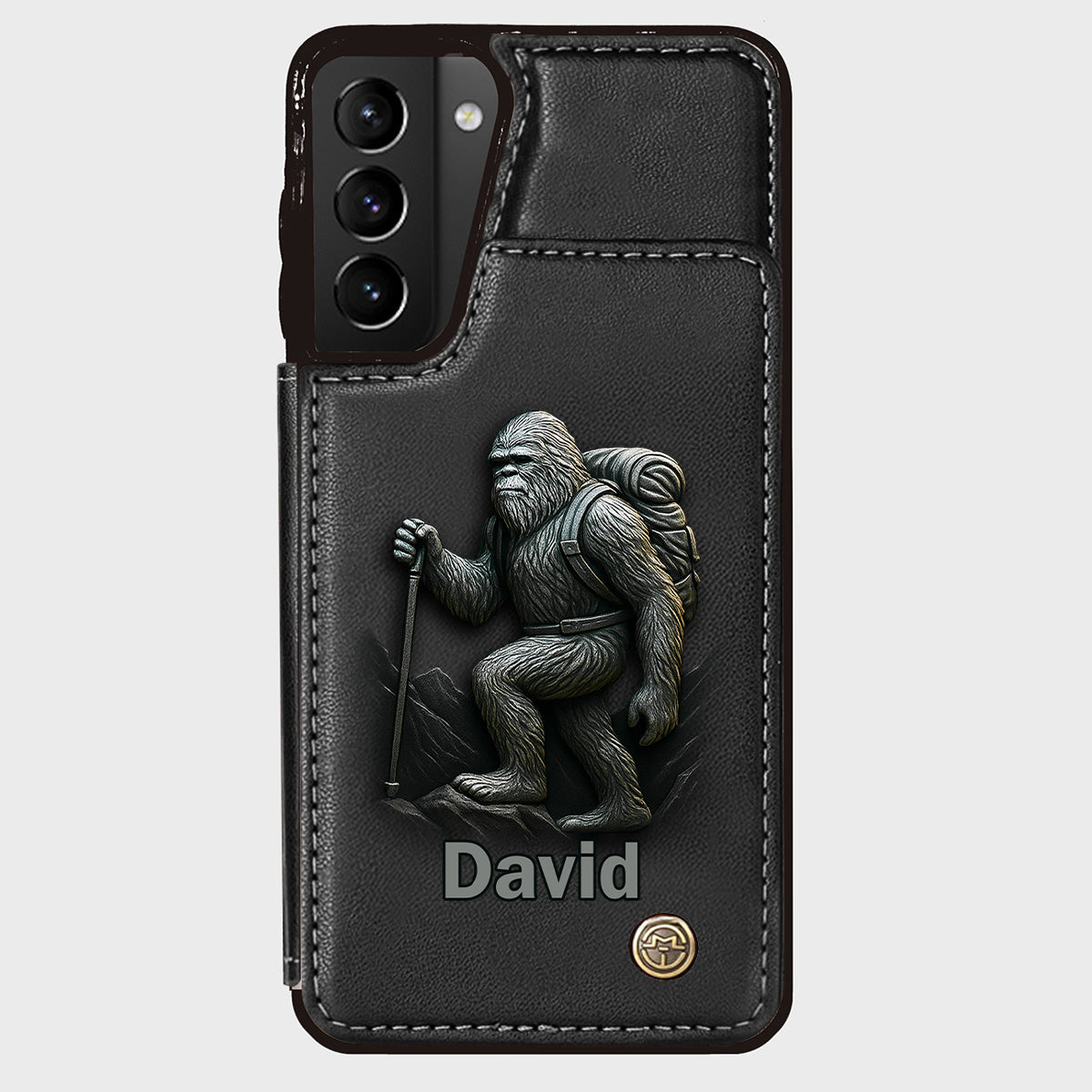 Sasquatch - Personalized Hiking Wallet Phone Case