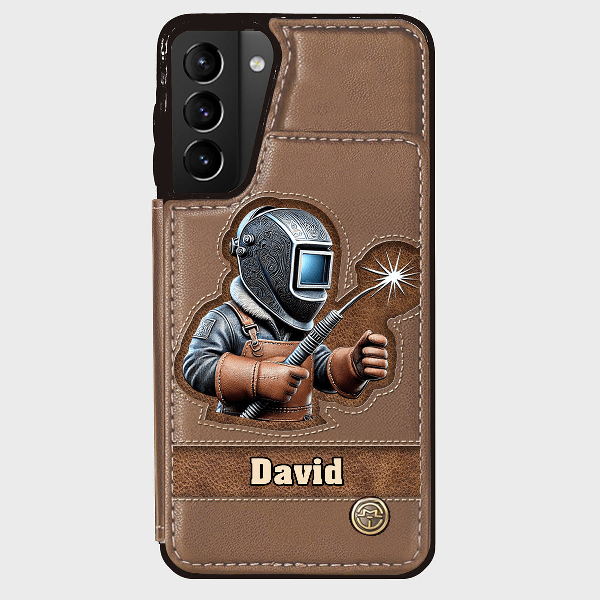 Strong Ones Become Welder - Personalized Welder Wallet Phone Case