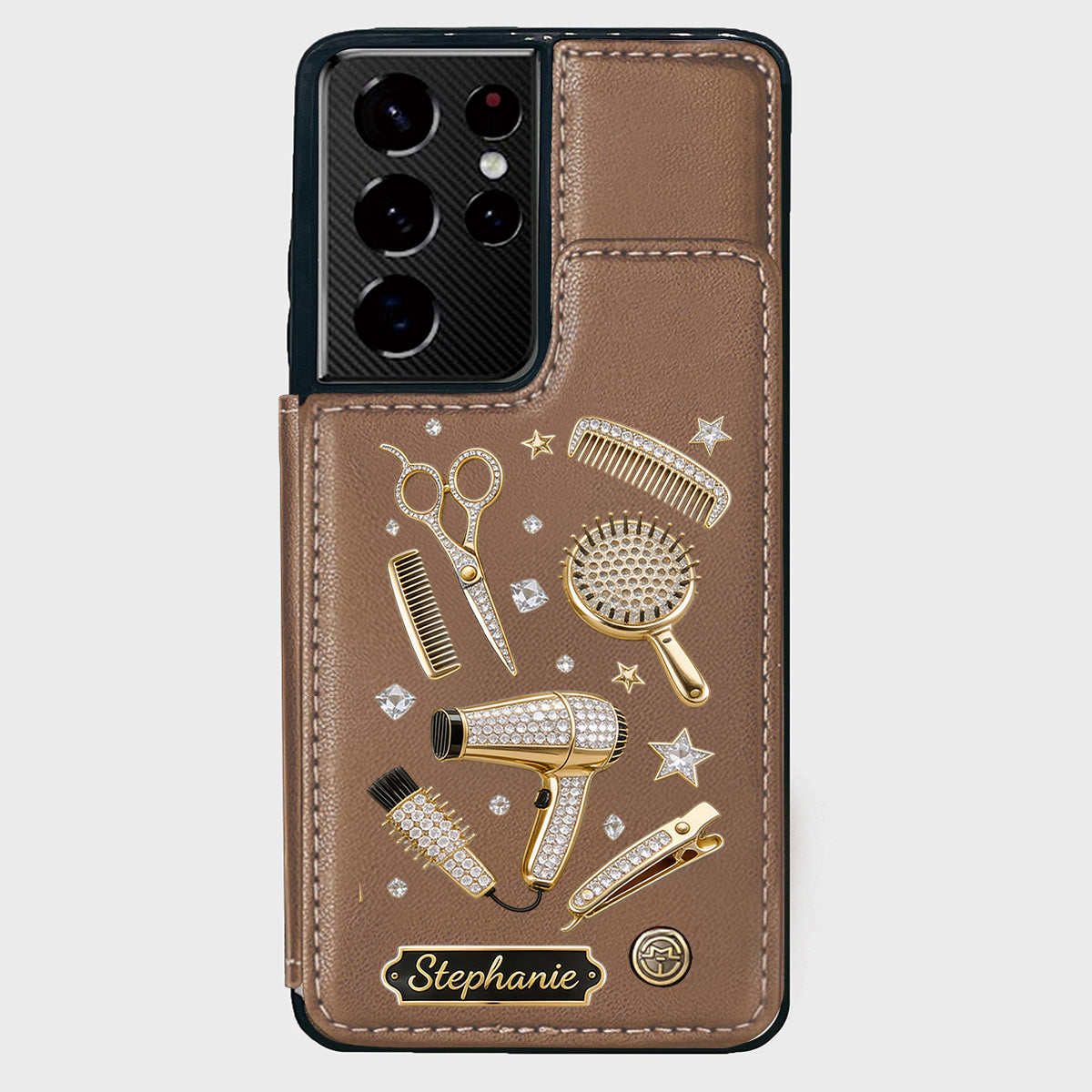 Ciseaux de Coiffeur Décor Salon - Étui de Téléphone Personnalisé