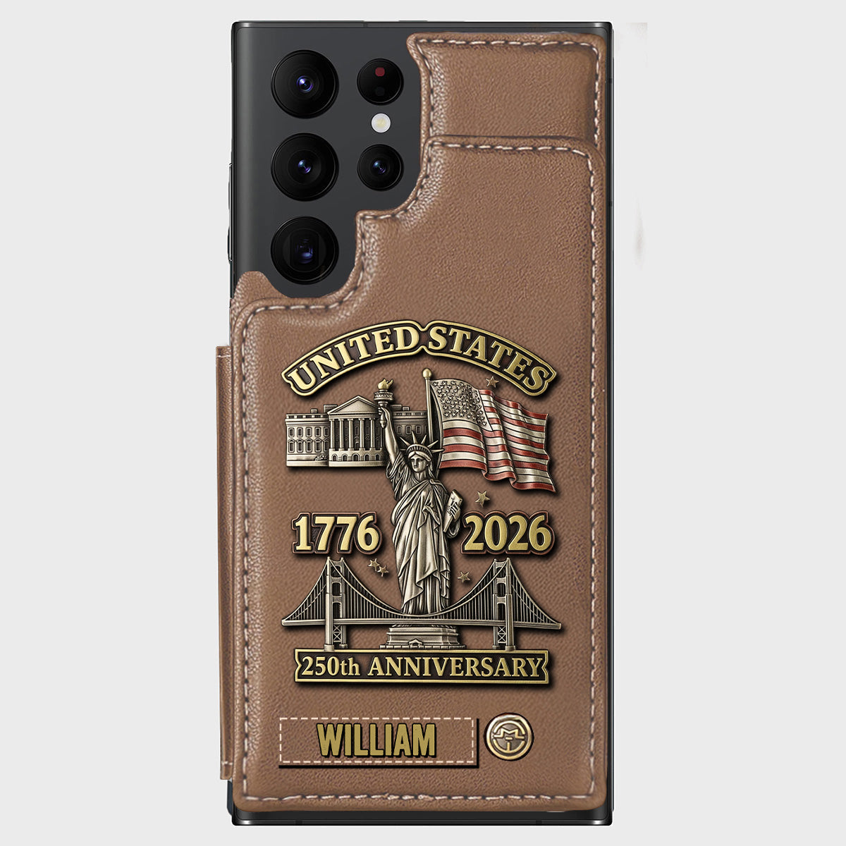 250th Anniversary - Personalized Wallet Phone Case