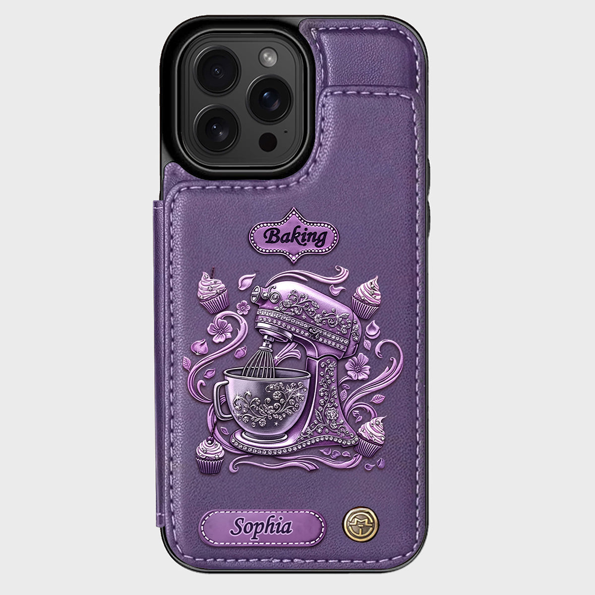 Love Baking - Personalized Baking Wallet Phone Case