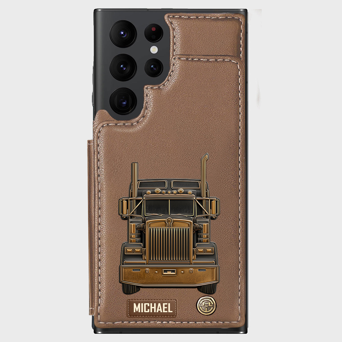 Étui portefeuille personnalisé pour chauffeur routier