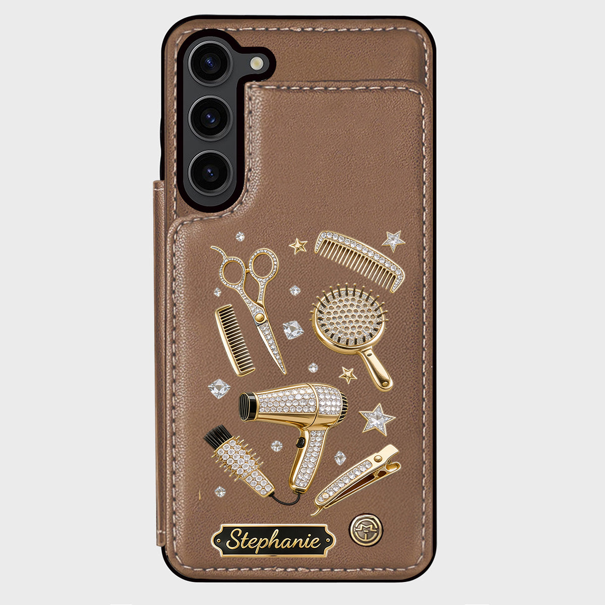 Ciseaux de Coiffeur Décor Salon - Étui de Téléphone Personnalisé
