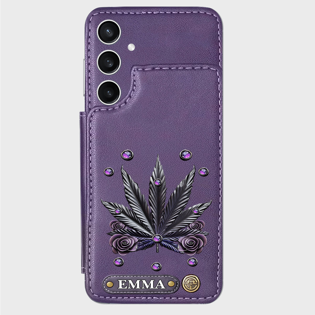 Beautiful Marijuanas - Personalized Weed Wallet Phone Case