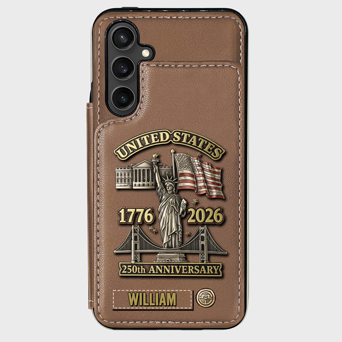 250th Anniversary - Personalized Wallet Phone Case