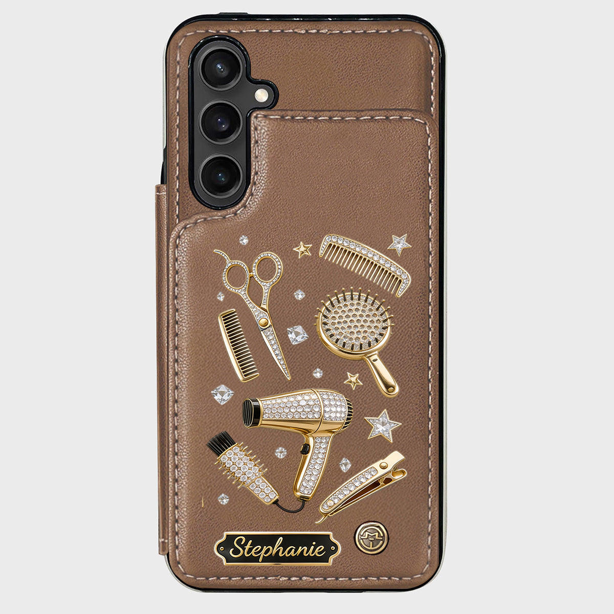 Ciseaux de Coiffeur Décor Salon - Étui de Téléphone Personnalisé