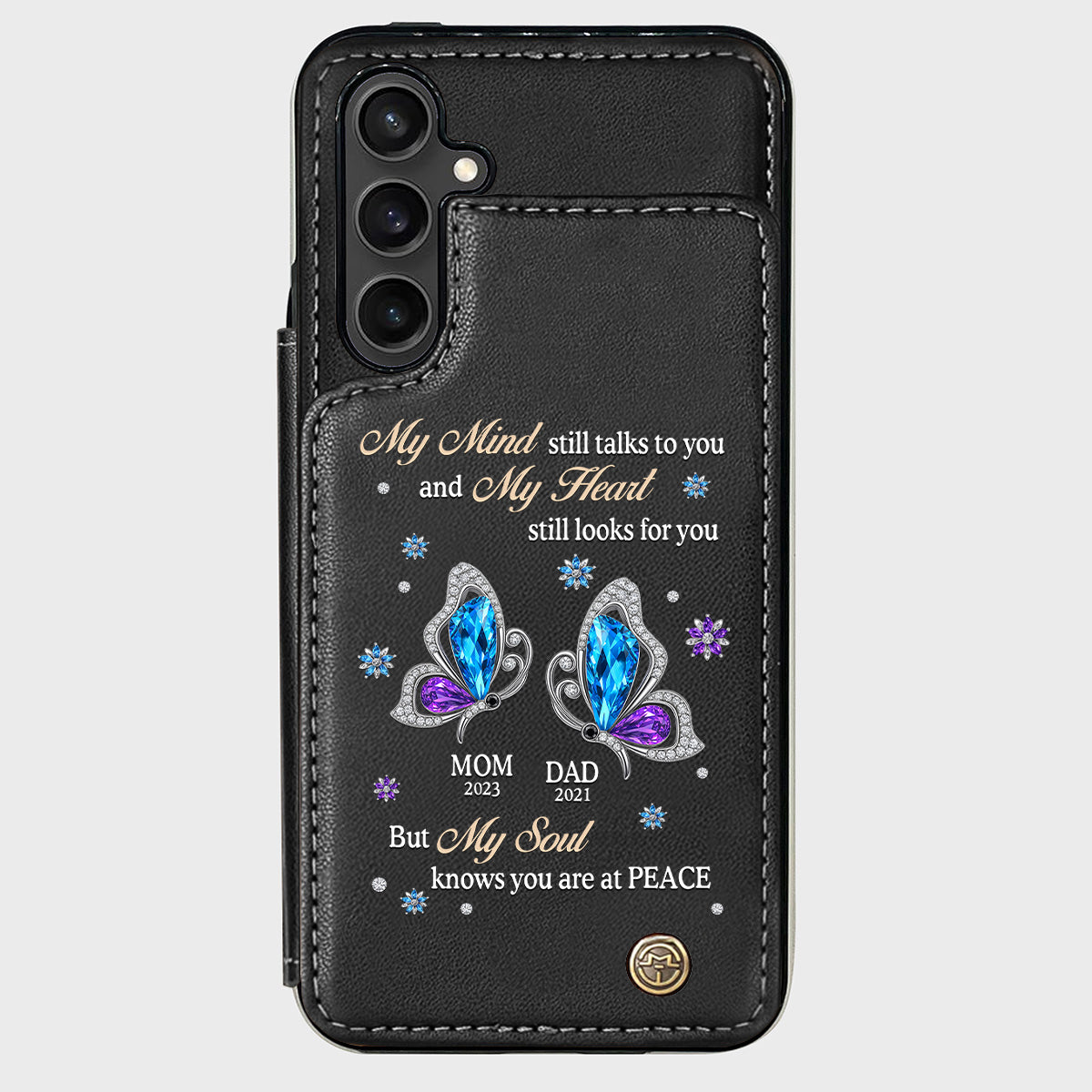 I Love You Forever - Personalized Memorial Wallet Phone Case